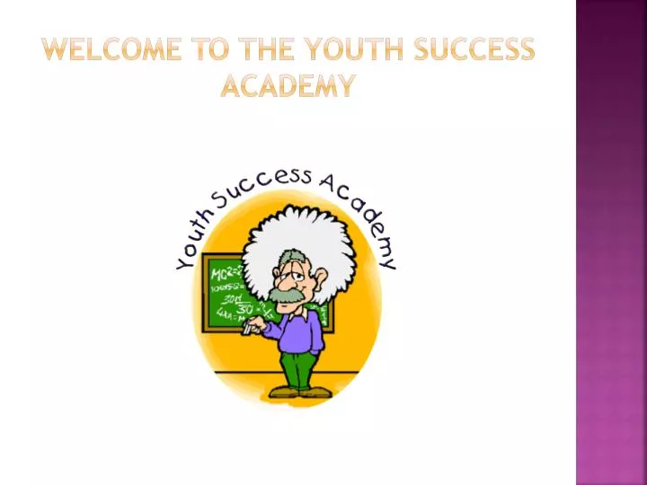 welcome to the youth success academy