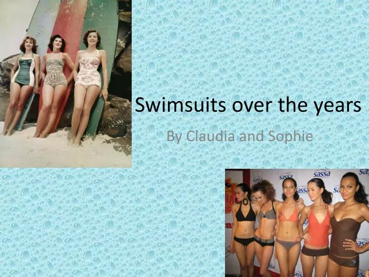 swimsuits over the years
