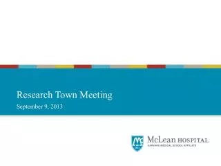 Research Town Meeting