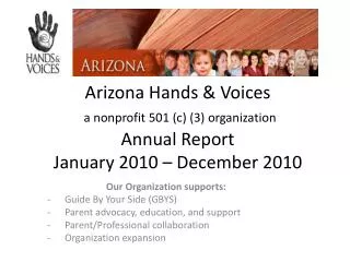 Our Organization supports: Guide By Your Side (GBYS) Parent advocacy, education, and support