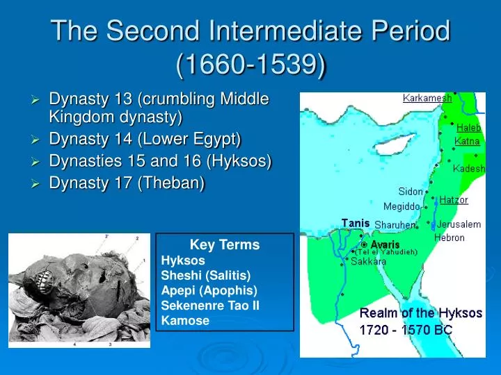 the second intermediate period 1660 1539