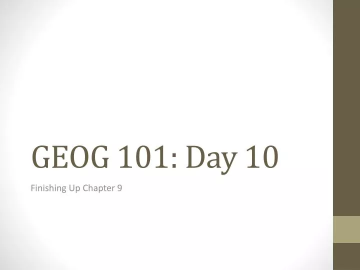 geog 101 day 10
