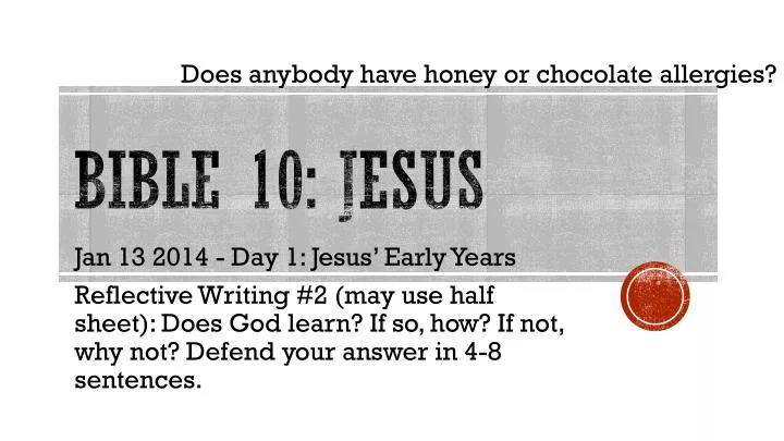 bible 10 jesus