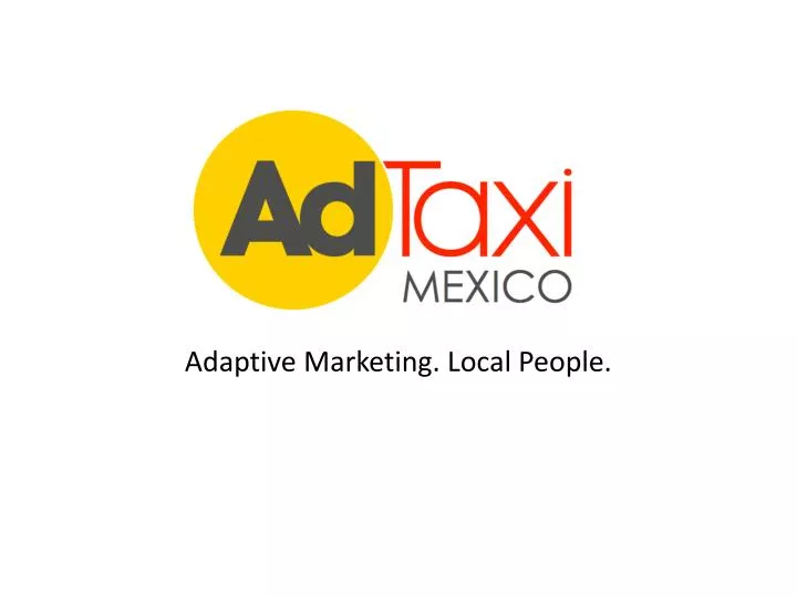 adaptive marketing local people