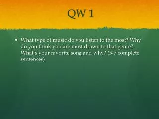 QW 1