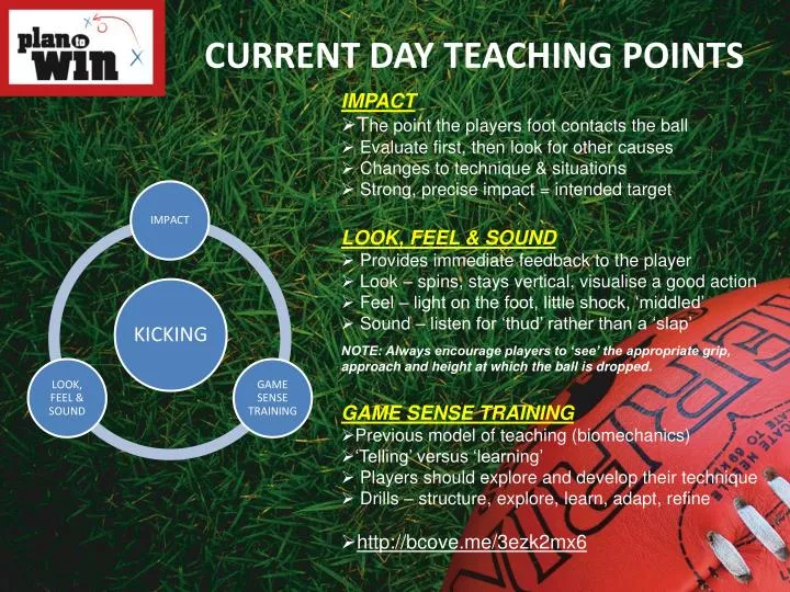 current day teaching points