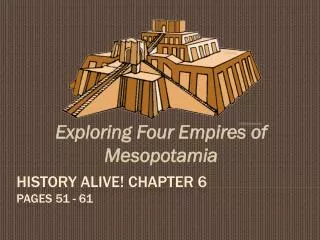 History Alive! Chapter 6 pages 51 - 61