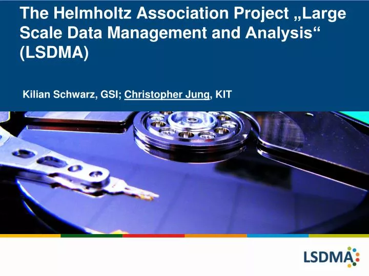 the helmholtz association project large scale data management and analysis lsdma