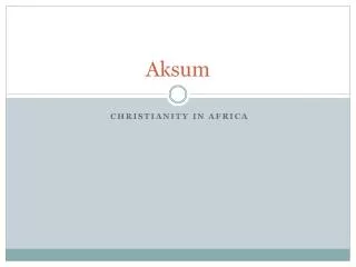 aksum