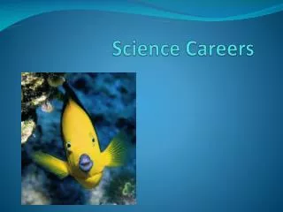 Science Careers