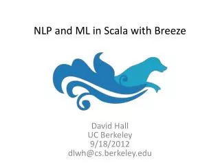 NLP and ML in Scala with Breeze
