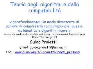 guido proietti email guido proietti@univaq it url www di univaq it proietti index personal