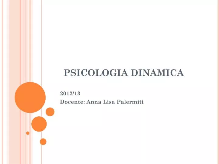 psicologia dinamica