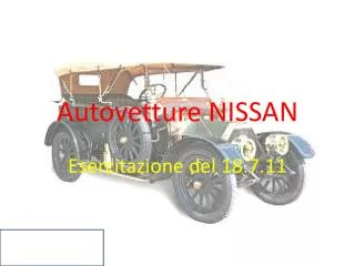 autovetture nissan