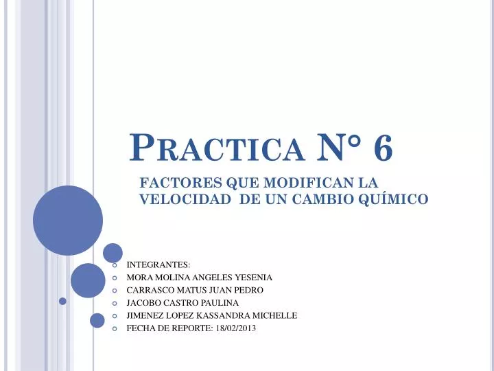 practica n 6