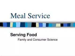 Meal Service