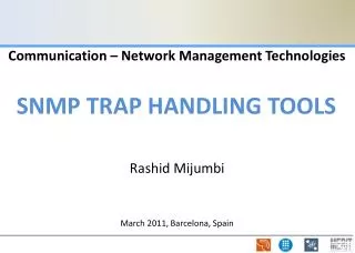 Communication – Network Management Technologies