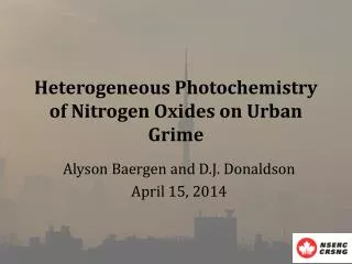 Heterogeneous Photochemistry of Nitrogen Oxides on Urban Grime