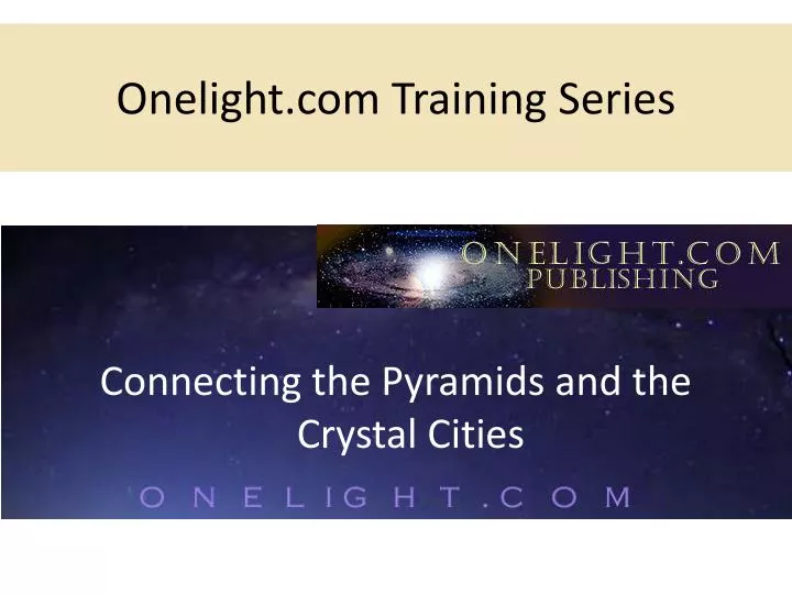 onelight com training series