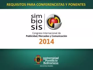 REQUISITOS PARA CONFERENCISTAS Y PONENTES