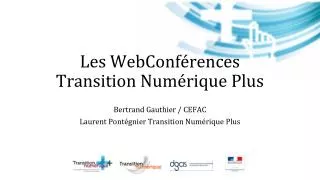 les webconf rences transition num rique plus