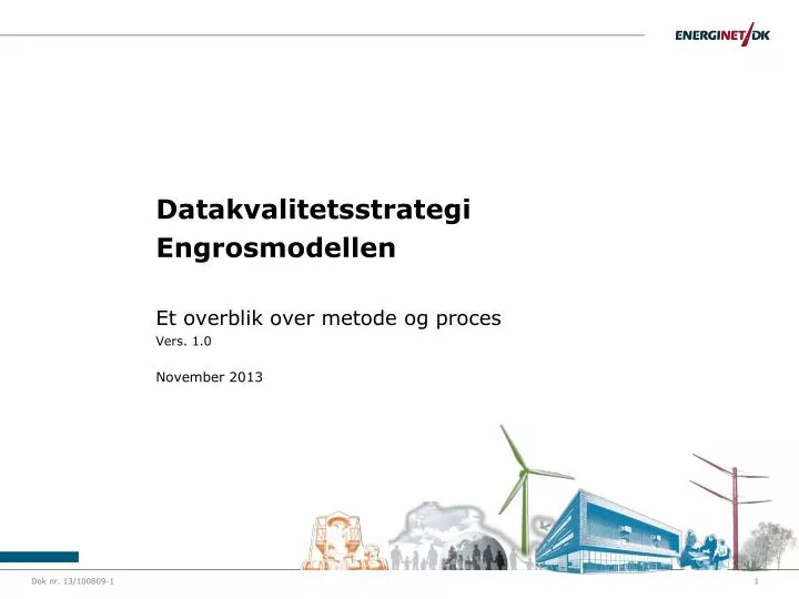 datakvalitetsstrategi engrosmodellen