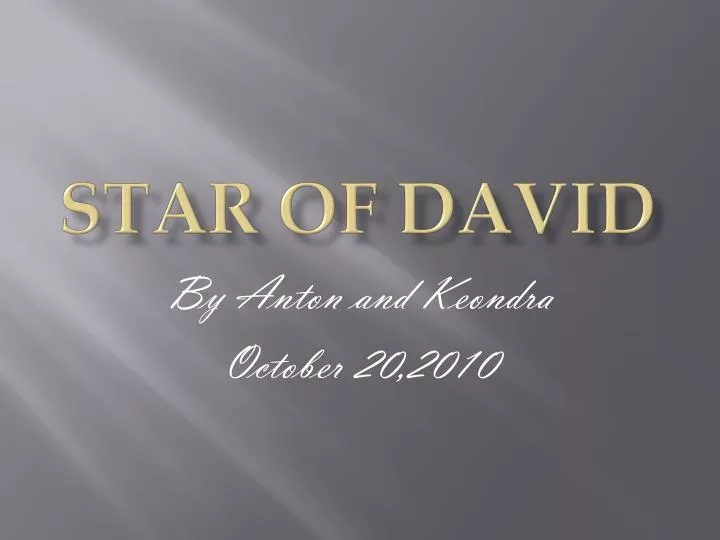 star of david