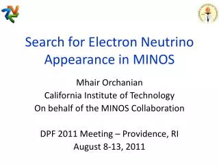 Search for Electron Neutrino Appearance in MINOS