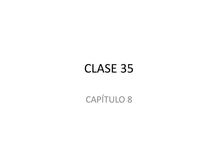 clase 35