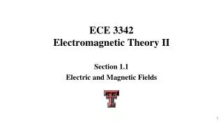 ECE 3342 Electromagnetic Theory II