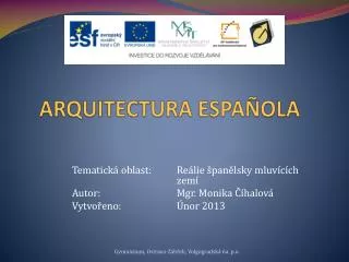 arquitectura espa ola