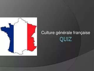 culture g n rale fran aise