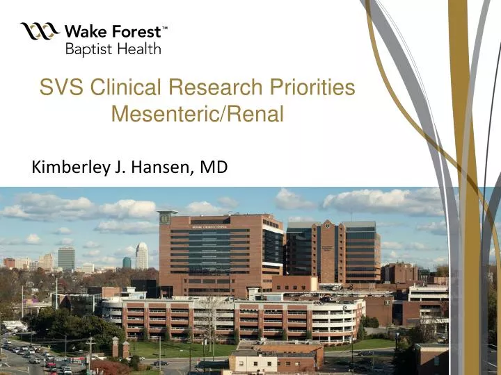 svs clinical research priorities mesenteric renal