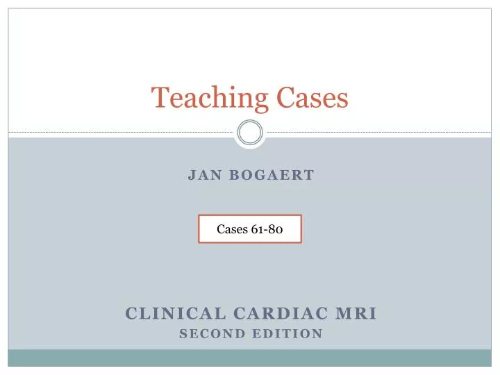 teaching cases