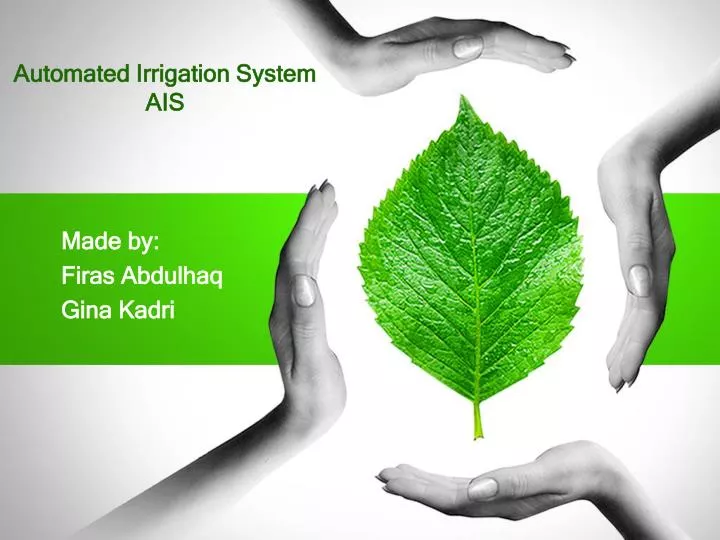 automated irrigation system ais