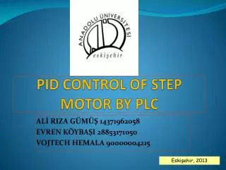 PID CONTROL OF STEP MOTOR BY PLC