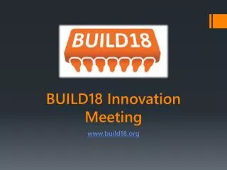 BUILD18 Innovation Meeting