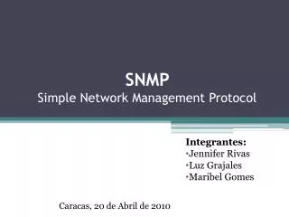 snmp simple network management protocol
