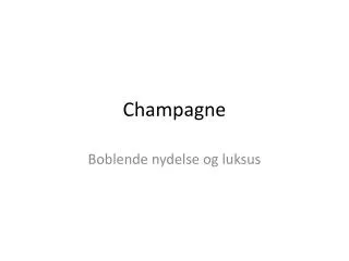 champagne