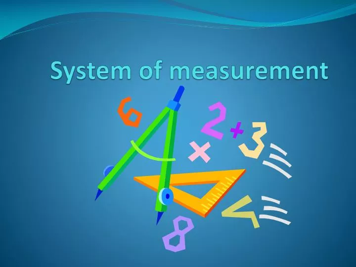 system of measurement