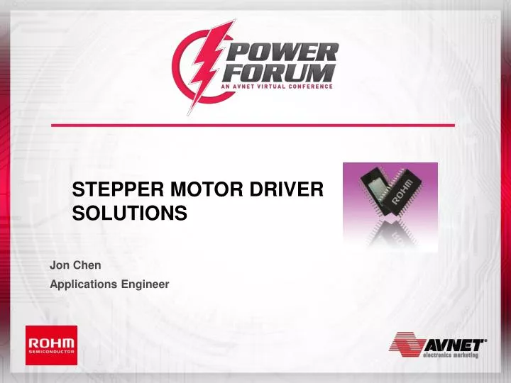 stepper motor driver solutions