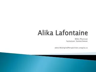 Alika Lafontaine