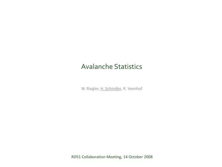 avalanche statistics