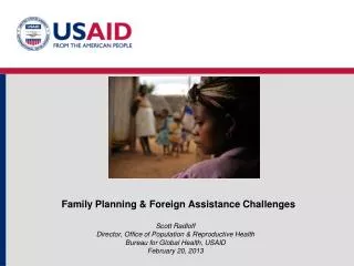 Family Planning &amp; Foreign Assistance Challenges