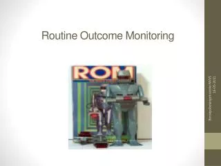 routine outcome monitoring