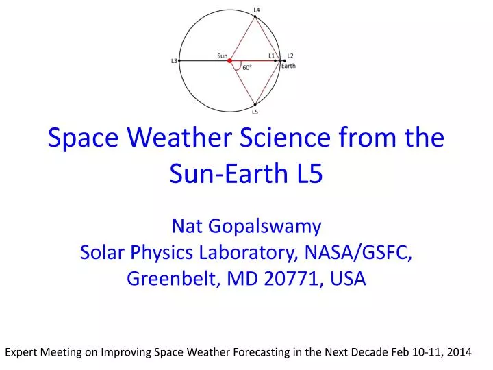 space weather science from the sun earth l5