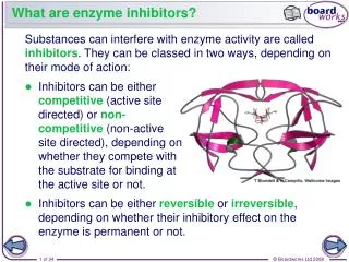 What are enzyme inhibitors?