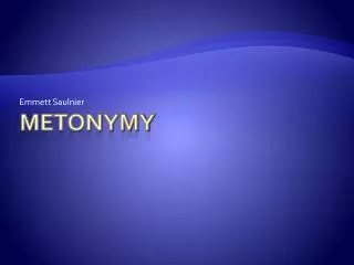 Metonymy