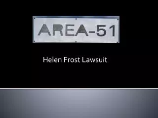 Helen Frost Lawsuit
