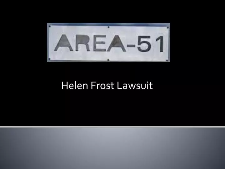 helen frost lawsuit